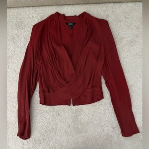 Express Deep Orange  Women's Blouse size xs